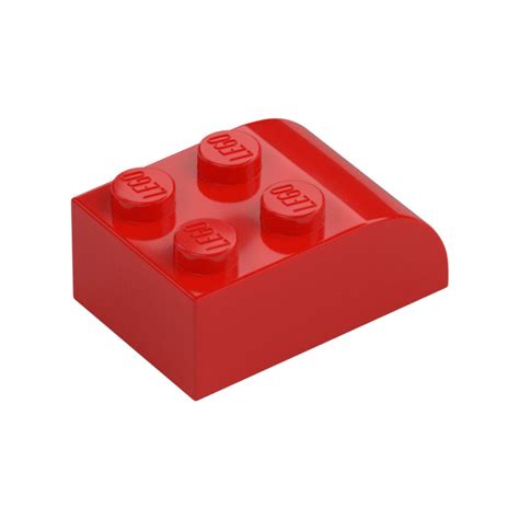 LEGO Red Slope Brick 2 X 3 With Curved Top 6215 Brick Owl LEGO