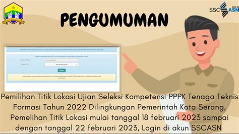 PENGUMUMAN PEMILIHAN TITIK LOKASI UJIAN DAN PENCETAKAN KARTU PESERTA