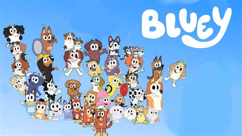 My bluey fanart with most of the kid characters. : r/bluey