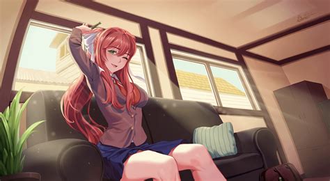 Does anyone know the source of this art? : r/JustMonika