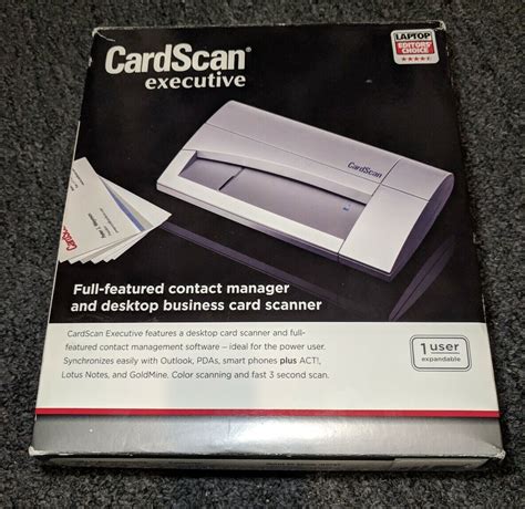 CardScan Executive 800C Business Card Scanner CS A08180 ENG