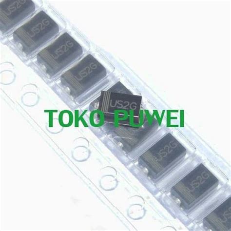 Jual US2G SMD Ultrafast Switching Rectifier Diode 400V 2A SMA DO 214AC