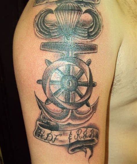 23 Stunning Nautical Shoulder Tattoos