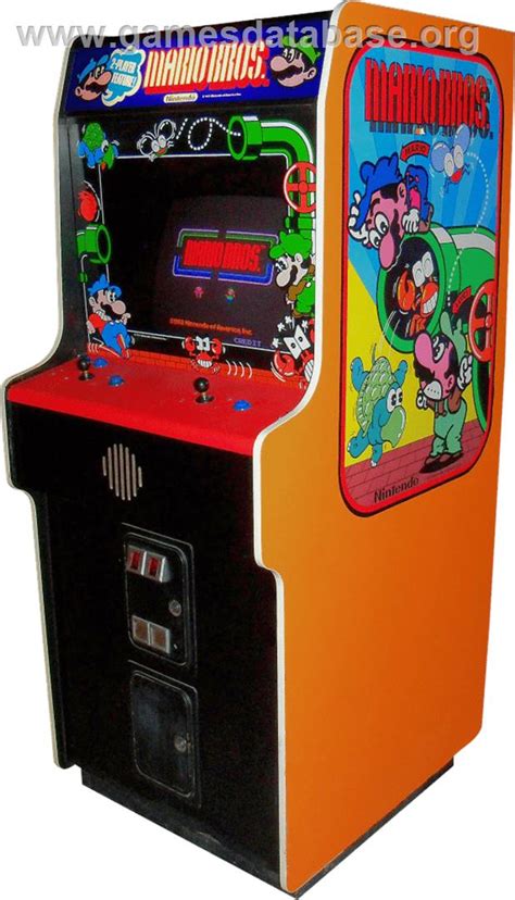 Mario Bros Arcade Artwork Cabinet