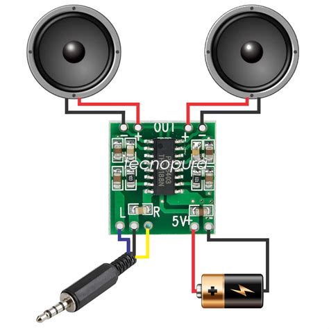 Módulo amplificador digital PAM8403 para audio en estéreo 2 3W 5V