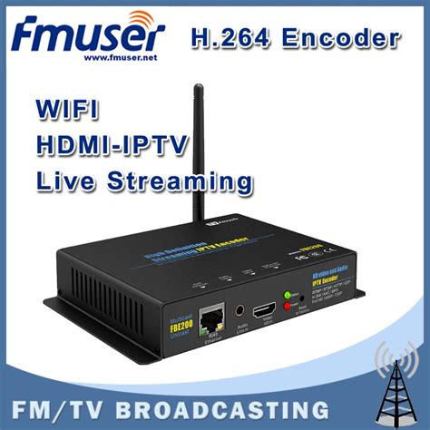 FMUSER H 264 High Definition HD IPTV Encoder HDMI To IP Live Streaming