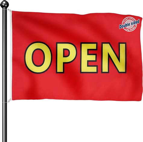 Amazon Buryeah Double Sided Open Flag Sign X Ft Quality