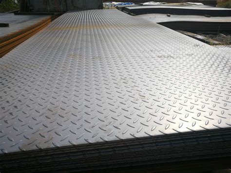 ASTM A36 Checkered Carbon Steel Plate ASTM B209 Thickness 2mm 100 Mm