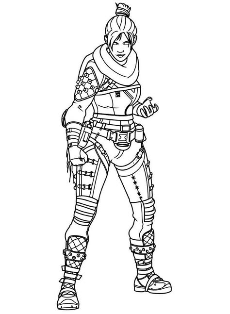 Desenho De Apex Legends Para Colorir