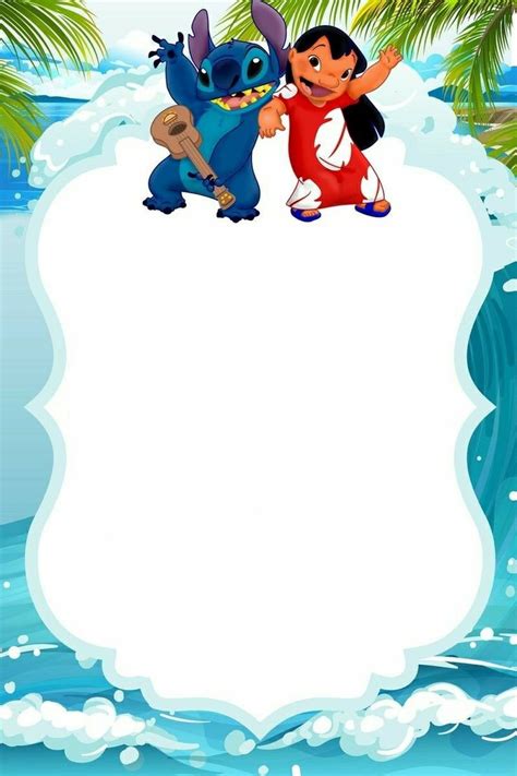 Invitacion De Lili Y Stich Lilo And Stitch Lilo And Stitch