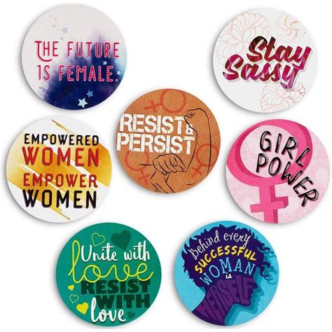 Women Empowerment Stickers Feminist Girl Power Quotes 8 Designs 2 In