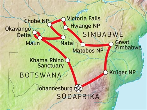 Simbabwe Botswana Abenteuer Safari Moja TRAVEL