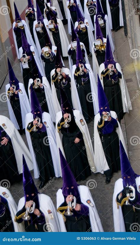 Processioni Religiose In Settimana Santa La Spagna Fotografia Stock