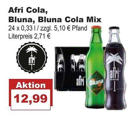 Afri Cola Bluna Bluna Cola Mix Angebot Bei Bilgro