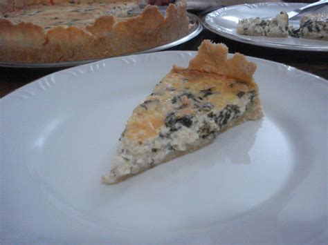 Caqui Gourmet Quiche De Espinafre E Queijo Branco