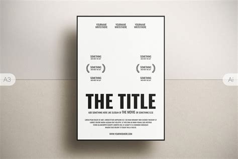 Movie Poster Template | Deeezy