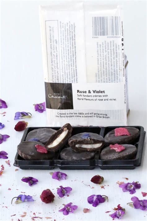 British Rose and Violet Chocolate Creams | Kathleen Phipps