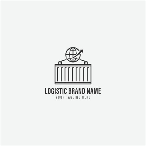 logistic logo vector 24628260 Vector Art at Vecteezy