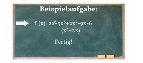 Quotientenregel Schritt F R Schritt Erkl Rt Mit Beispiel