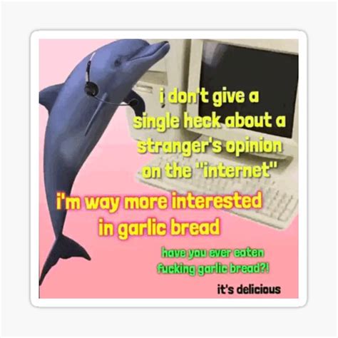 "Dolphin meme" Sticker by caitlinwashere | Redbubble