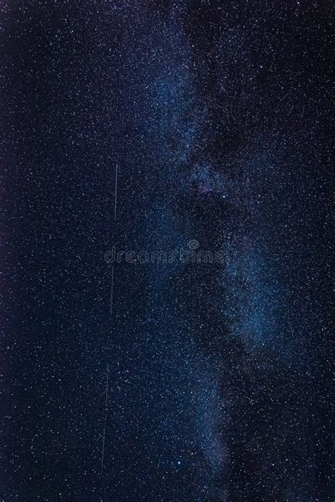 Clear Night Sky with Milky Way and Huge Amount of Stars. Stock Image ...