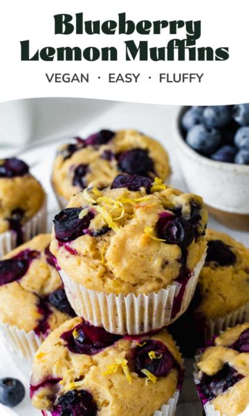 The Best Vegan Lemon Blueberry Muffins Sunglow Kitchen