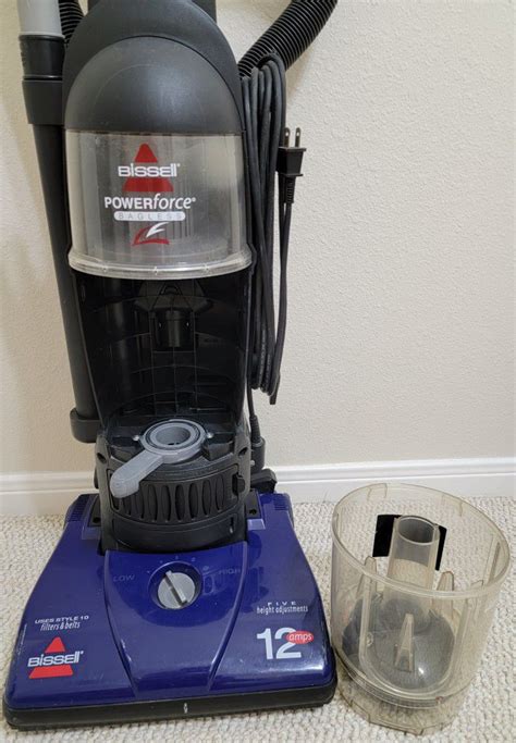 Bissell Powerforce Upright Bagless Vacuum Model 6579 3 12 Amps For