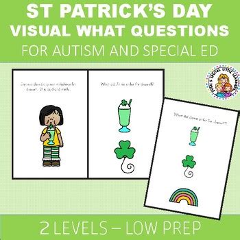 St Patrick S Day Wh Questions For Special Ed And Therapy Tpt