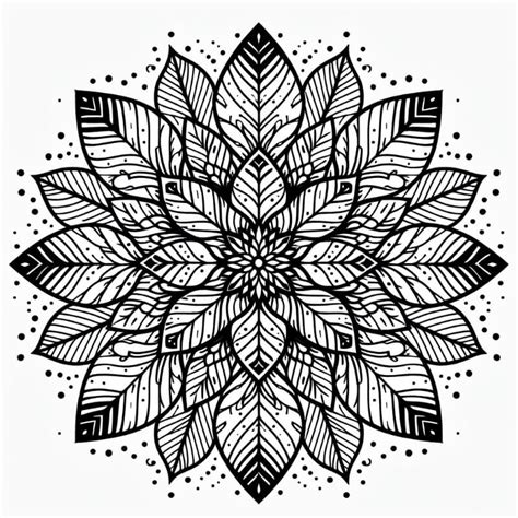 Leaves Mandala Coloring Page Mandalamaker Online