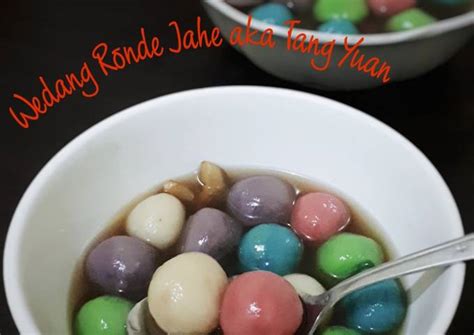 Resep Wedang Ronde Jahe Aka Tang Yuan Oleh 👩‍🍳 Mama Akmal Cookpad