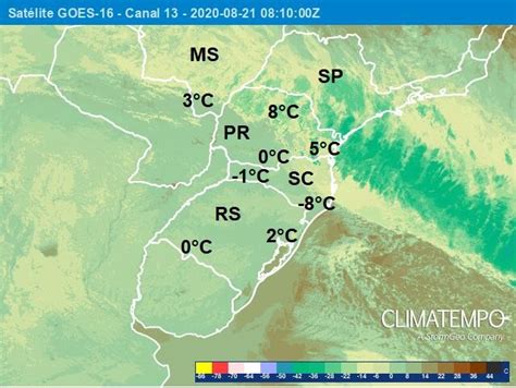 Frio Intenso Provoca Temperaturas De 8 Graus Negativos No Sul Do Brasil