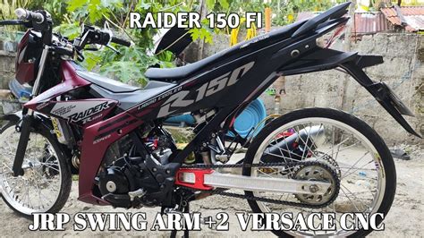 Installing Jrp Swing Arm Cnc 2 Versace Raider 150 Fi YouTube