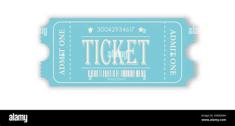 Ticket Vector Illustration For Websites Applications Cinemas Clubs