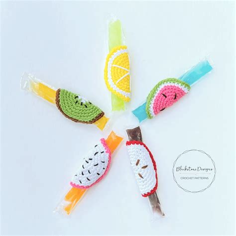 How To Crochet Fruit Slice Popsicle Holders Free Pattern Blackstone