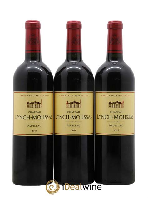 Acheter Château Lynch Moussas 5ème Grand Cru Classé 2016 lot 8774