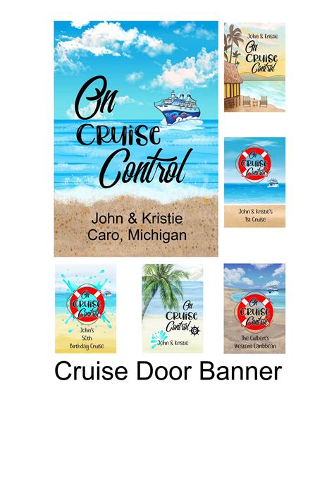 Cruise Door Decoration Cruise Door Sign Personalized Cruise Etsy