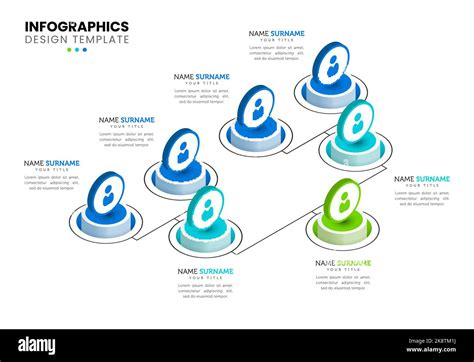 Plantilla De Dise O Infogr Fico Organigrama Jerarqu A Empresarial