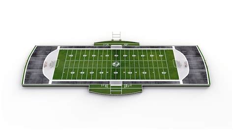 Premium AI Image | football field realistic 4k white background