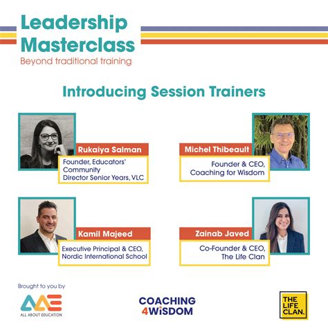 leadership masterclass   education