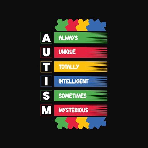 Premium Vector Autism T Shirt Design