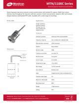 Triaxial Accelerometer Mtn C Monitran Vibrating Constant