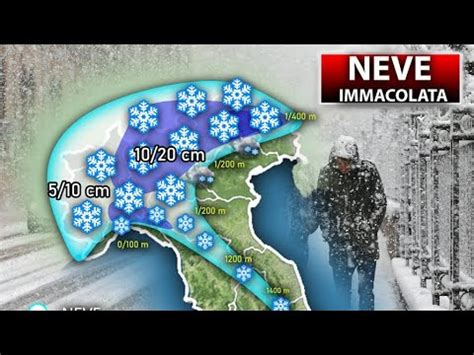 Meteo Neve Abbondante In Pianura Al Nord Le Immagini Youtube