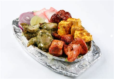 Tandoori Platter Stock Photo Image Of Food Kebab Haryali 37674928