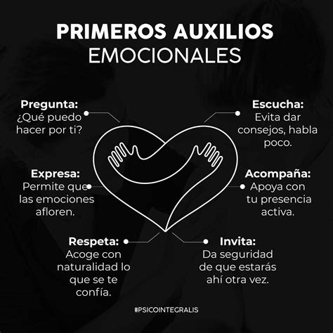 Primeros Auxilios Emocionales Emocional Emociones Psicologia Y