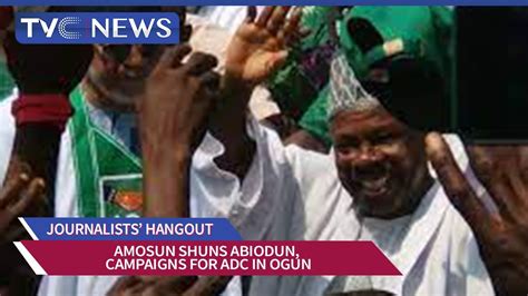 See Video Amosun Shuns Abiodun Campaigns For Adc In Ogun