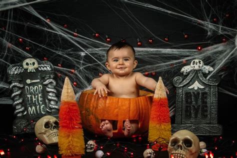 Pin by Visuals on Halloween Baby Studio Photoshoot | Studio photoshoot ...