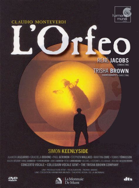 Claudio Monteverdi L Orfeo Dvd Boxset Ebay