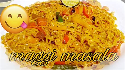 Tasty Masala Maggi Easy Maggimasala Chinese Style Noodles Recipe Street