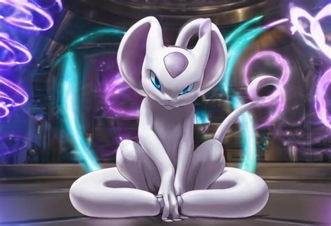 Premium Photo | Mewtwo The Legendary Psychic Clone Pokemon