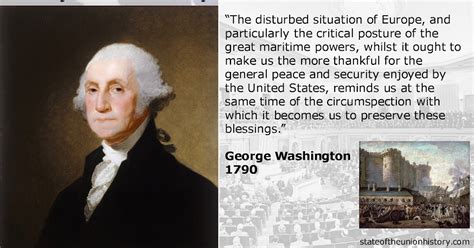 State of the Union History: 1790 George Washington - Bastille Key